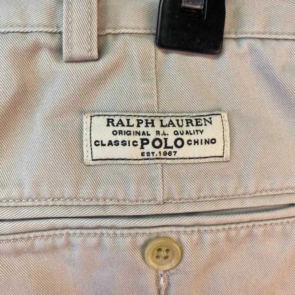 Polo Ralph Lauren Men's Shorts Size 38 Khaki Classic Chino Cotton